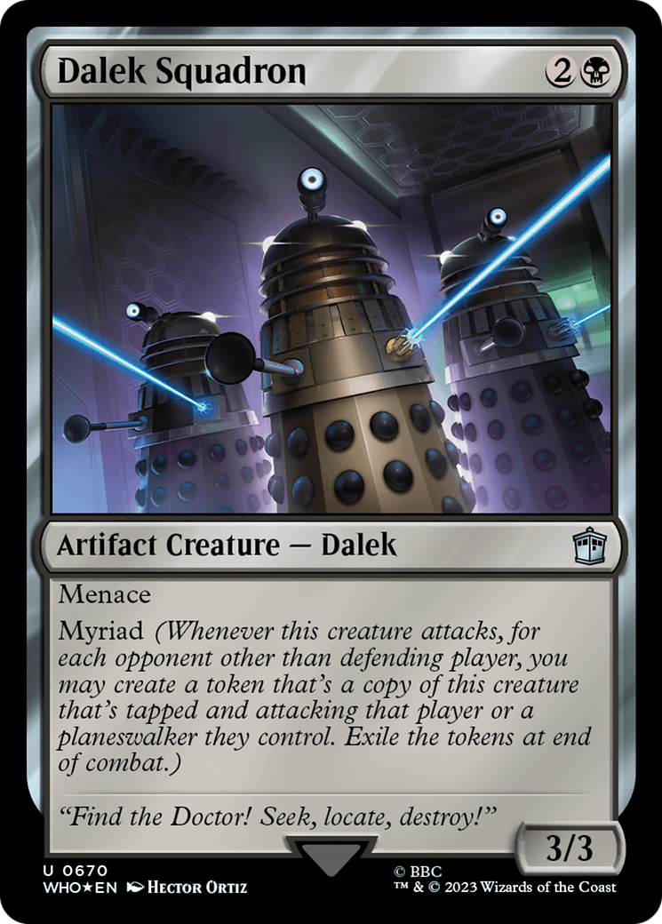 Dalek Squadron (Surge Foil) [Doctor Who] | North Game Den