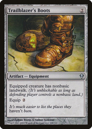 Trailblazer's Boots [Zendikar] | North Game Den