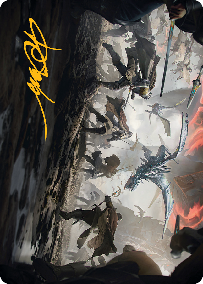 Invasion of Dominaria Art Card (Gold-Stamped Signature) [March of the Machine Art Series] | North Game Den
