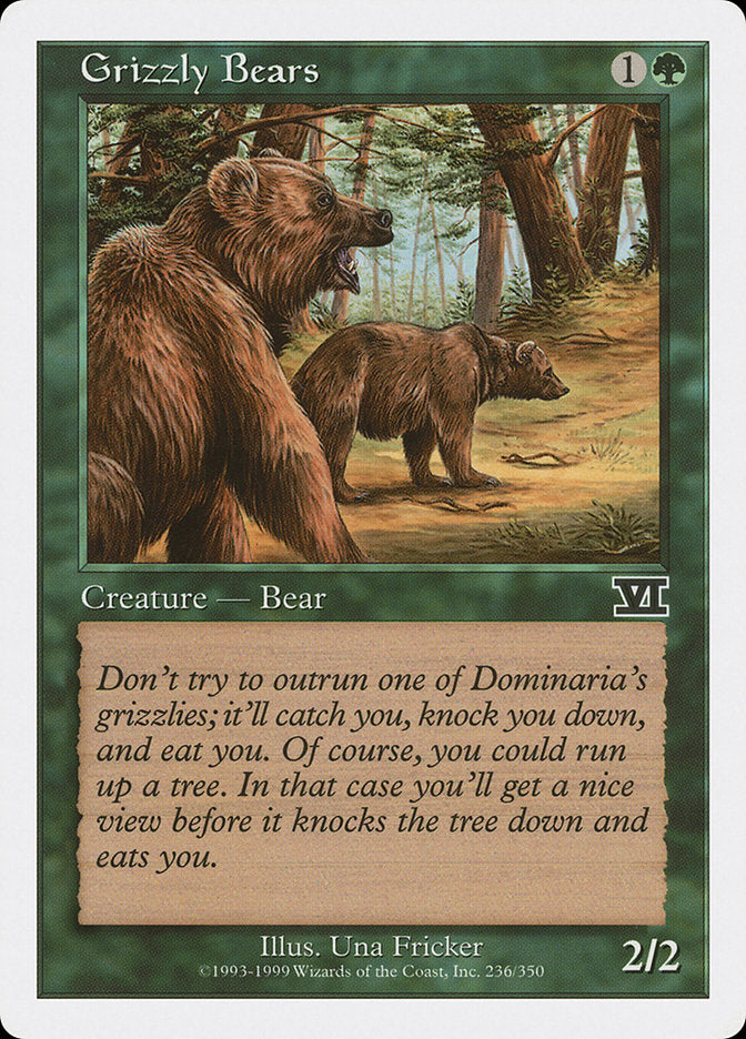 Grizzly Bears [Classic Sixth Edition] | North Game Den