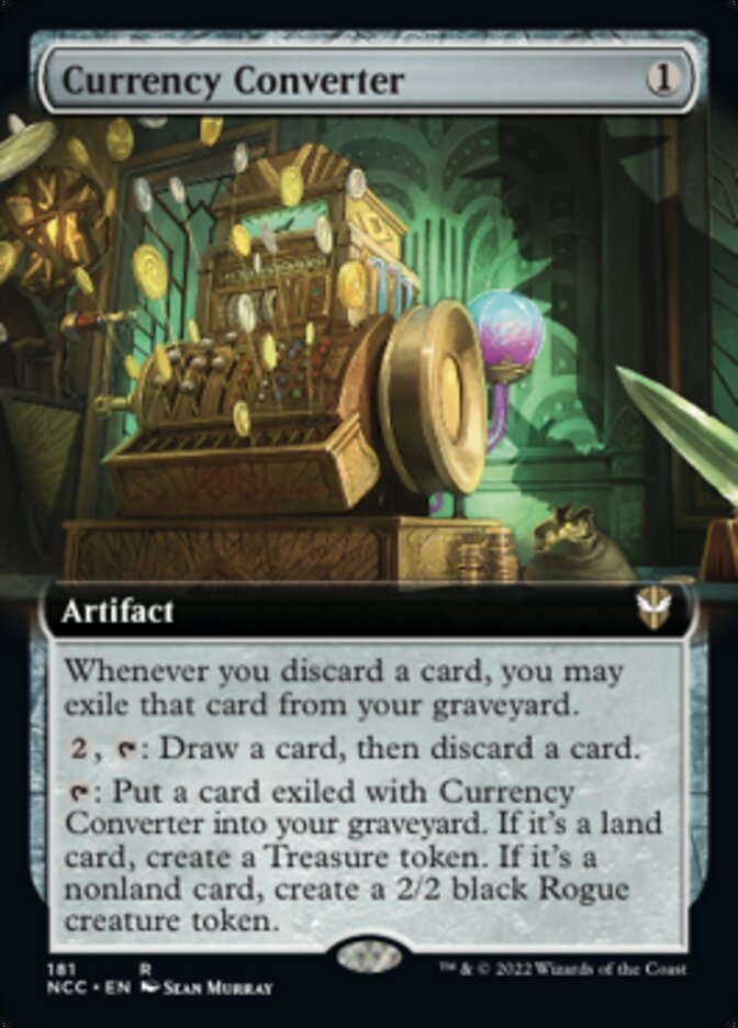 Currency Converter (Extended Art) [Streets of New Capenna Commander] | North Game Den