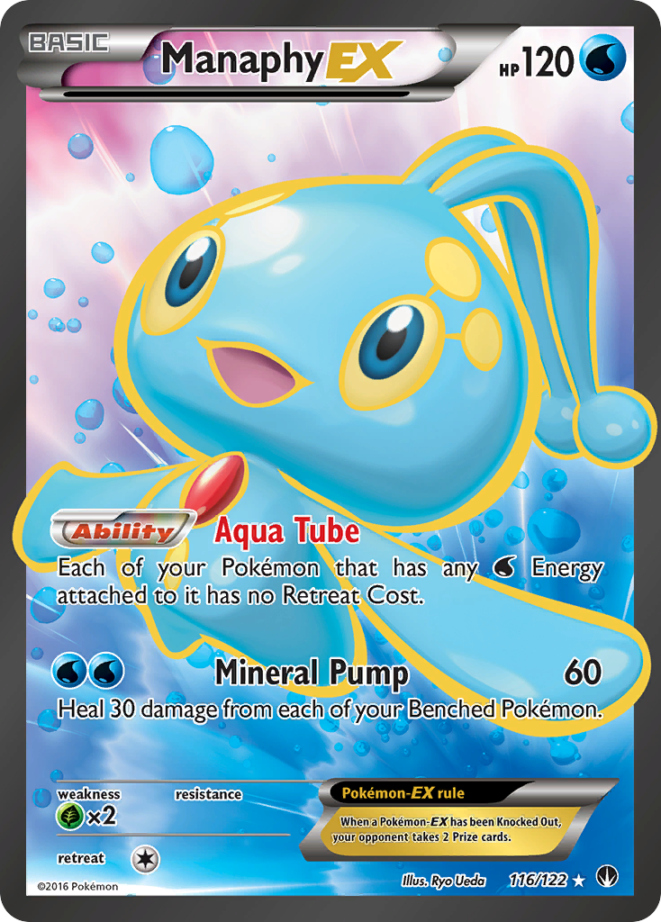 Manaphy EX (116/122) [XY: BREAKpoint] | North Game Den