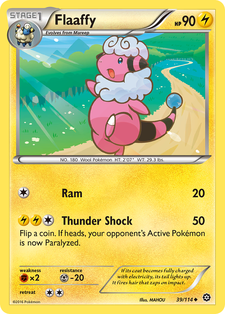 Flaaffy (39/114) [XY: Steam Siege] | North Game Den