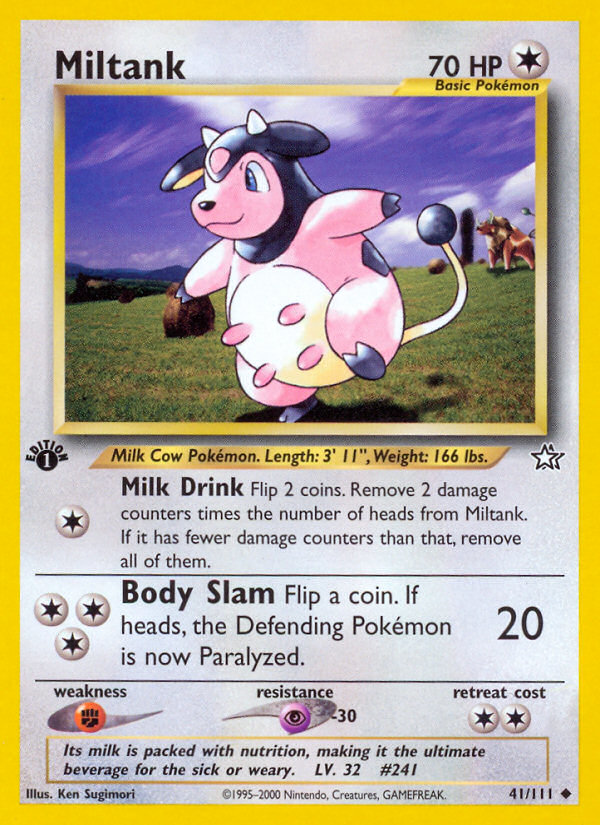 Miltank (41/111) [Neo Genesis 1st Edition] | North Game Den