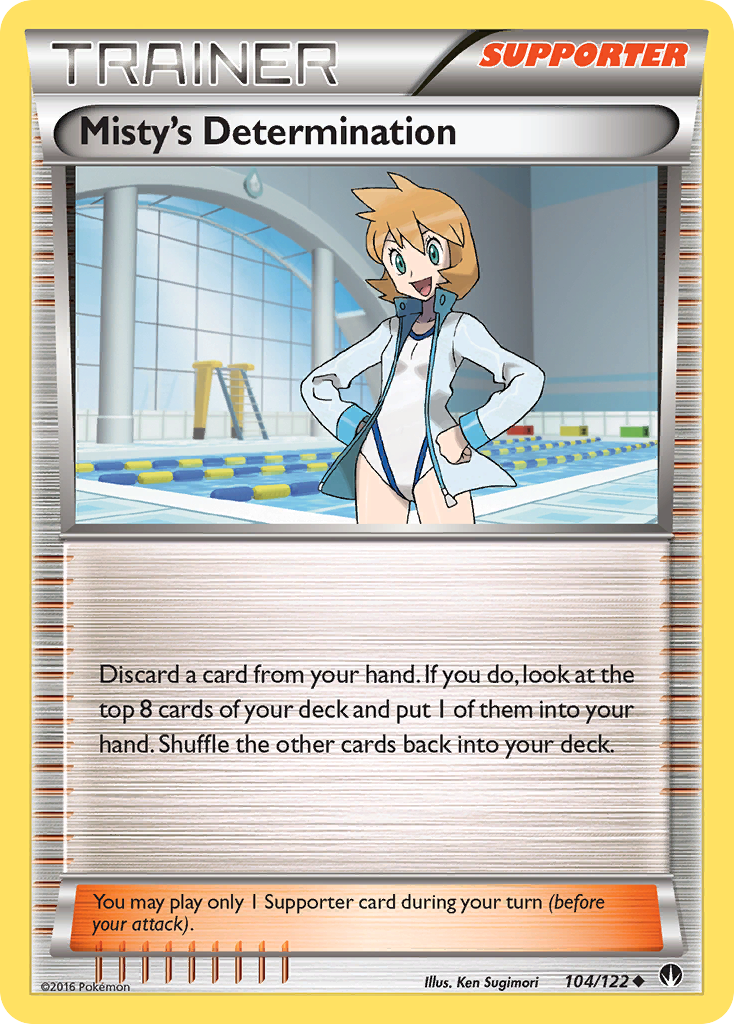 Misty's Determination (104/122) [XY: BREAKpoint] | North Game Den