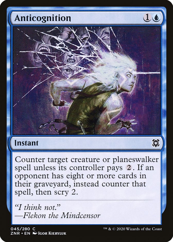 Anticognition [Zendikar Rising] | North Game Den