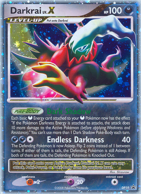 Darkrai LV.X (DP19) [Diamond & Pearl: Black Star Promos] | North Game Den