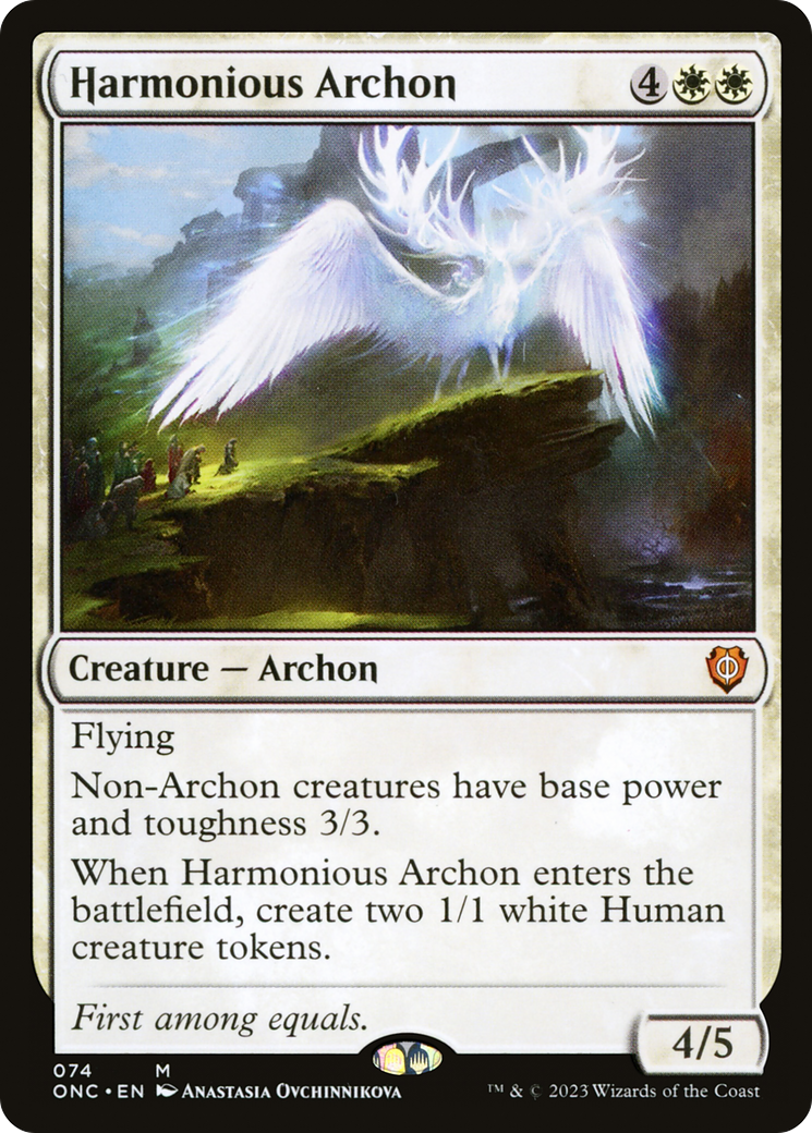 Harmonious Archon [Phyrexia: All Will Be One Commander] | North Game Den