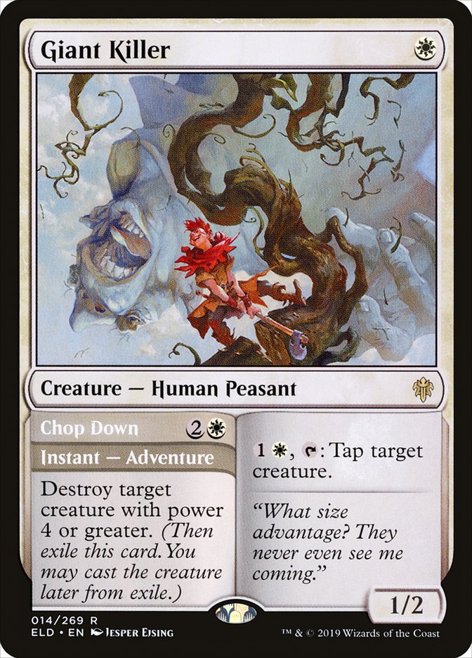 Giant Killer // Chop Down [Throne of Eldraine] | North Game Den