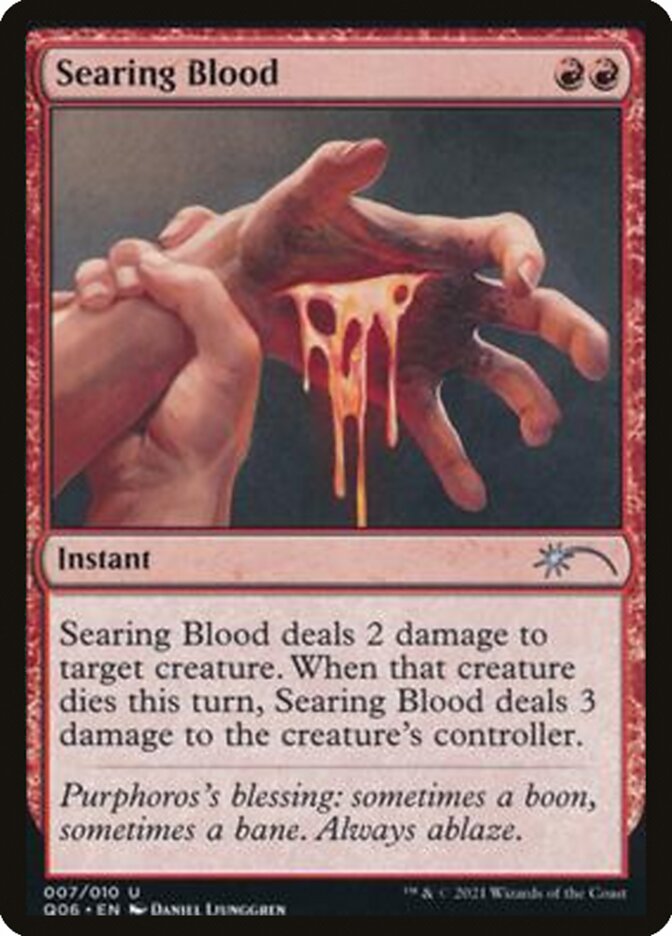 Searing Blood [Pioneer Challenger Decks 2021] | North Game Den