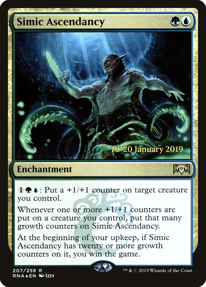 Simic Ascendancy [Ravnica Allegiance Prerelease Promos] | North Game Den