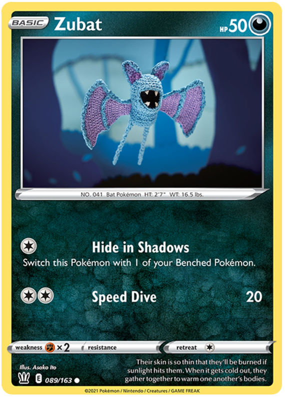 Zubat (089/163) [Sword & Shield: Battle Styles] | North Game Den