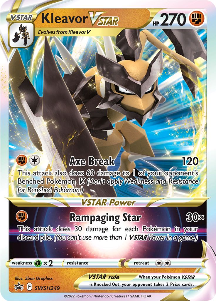 Kleavor VSTAR (SWSH249) (Jumbo Card) [Sword & Shield: Black Star Promos] | North Game Den