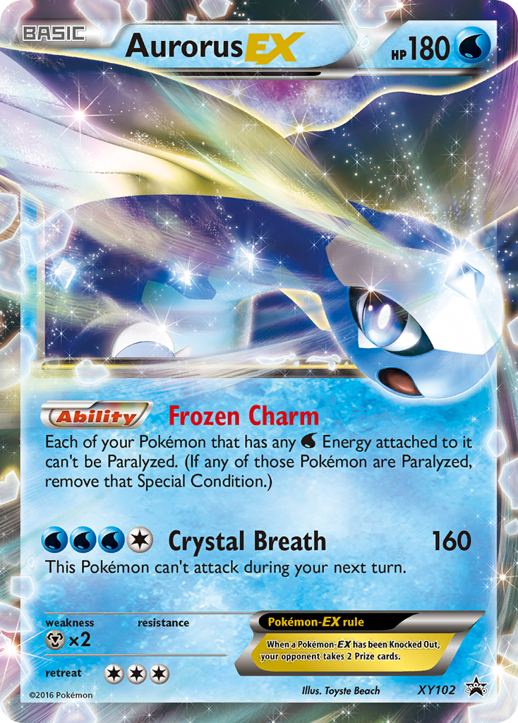 Aurorus EX (XY102) [XY: Black Star Promos] | North Game Den