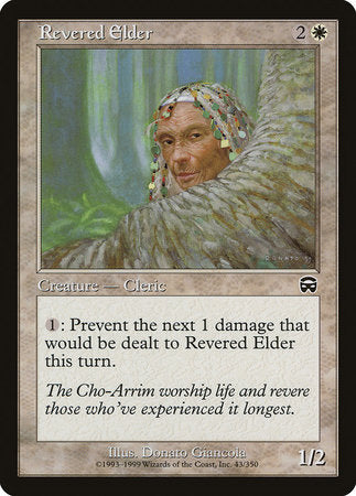 Revered Elder [Mercadian Masques] | North Game Den