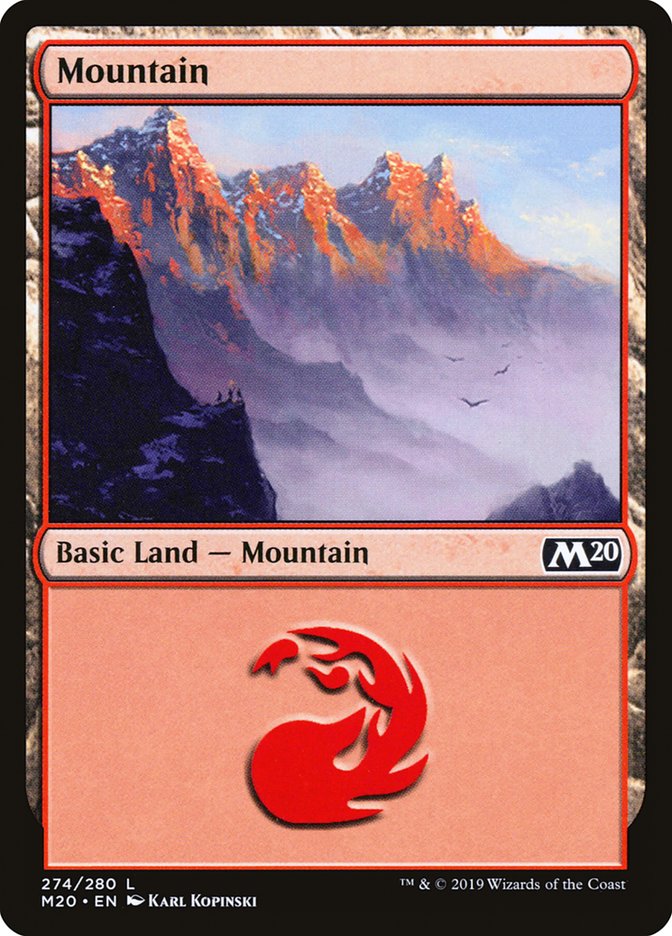 Mountain (#274) [Core Set 2020] | North Game Den