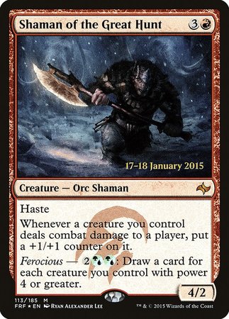 Shaman of the Great Hunt [Fate Reforged Promos] | North Game Den