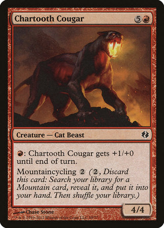 Chartooth Cougar [Duel Decks: Venser vs. Koth] | North Game Den