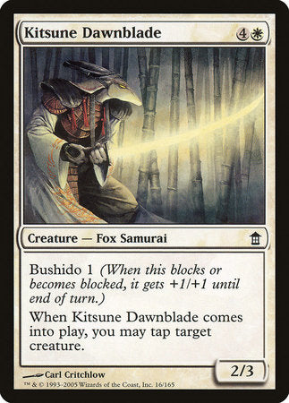 Kitsune Dawnblade [Saviors of Kamigawa] | North Game Den