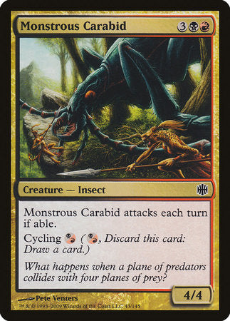 Monstrous Carabid [Alara Reborn] | North Game Den