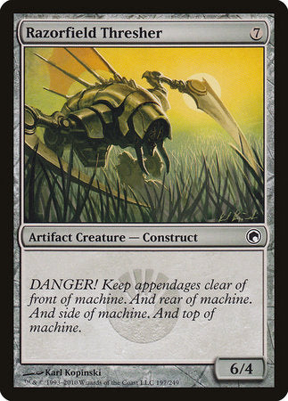 Razorfield Thresher [Scars of Mirrodin] | North Game Den