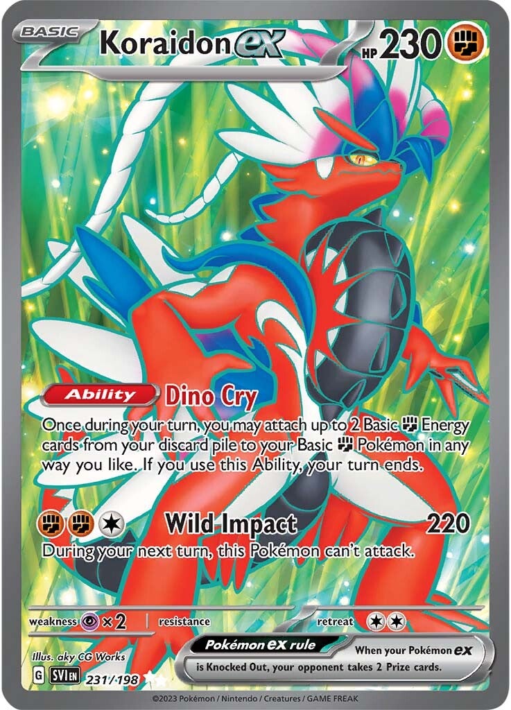 Koraidon ex (231/198) [Scarlet & Violet: Base Set] | North Game Den