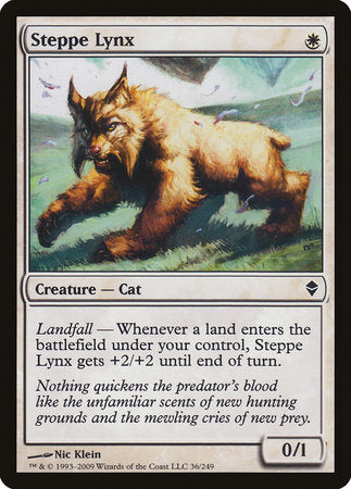 Steppe Lynx [Zendikar] | North Game Den