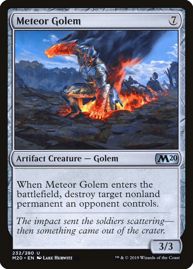 Meteor Golem [Core Set 2020] | North Game Den