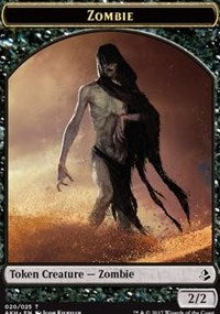 Zombie // Trueheart Duelist Token [Amonkhet Tokens] | North Game Den