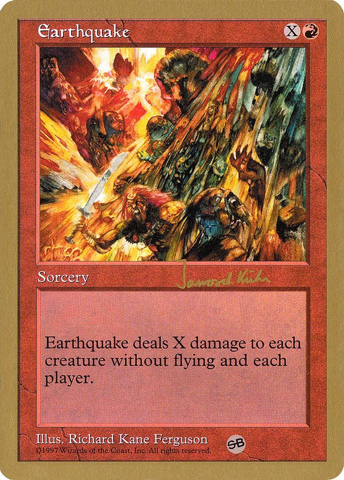 Earthquake (Janosch Kuhn) (SB) [World Championship Decks 1997] | North Game Den
