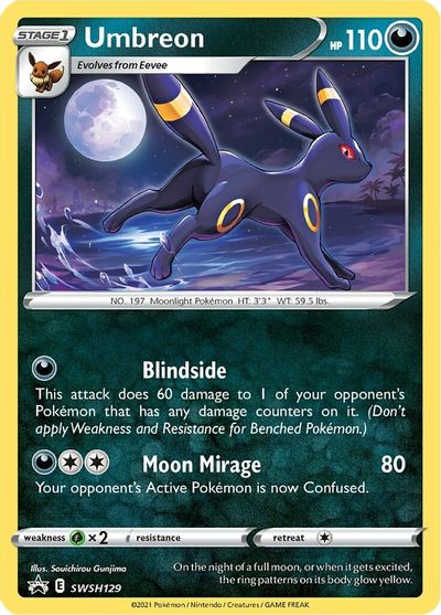 Umbreon (SWSH129) [Sword & Shield: Black Star Promos] | North Game Den