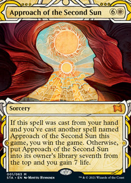 Approach of the Second Sun (Etched Foil) [Strixhaven Mystical Archive] | North Game Den