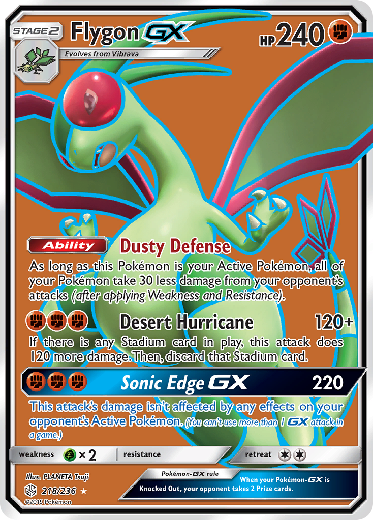 Flygon GX (218/236) [Sun & Moon: Cosmic Eclipse] | North Game Den