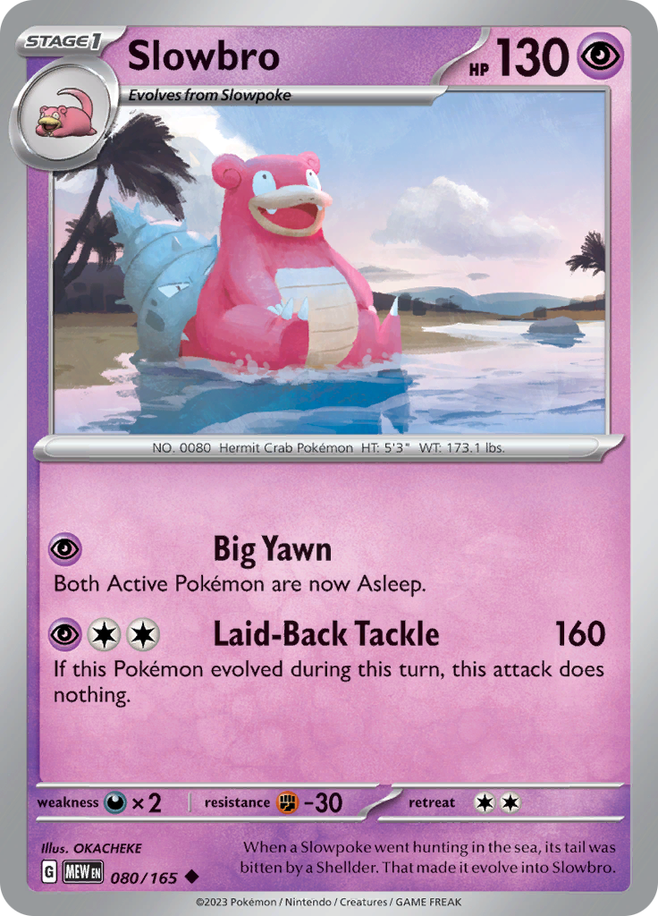 Slowbro (080/165) [Scarlet & Violet: 151] | North Game Den