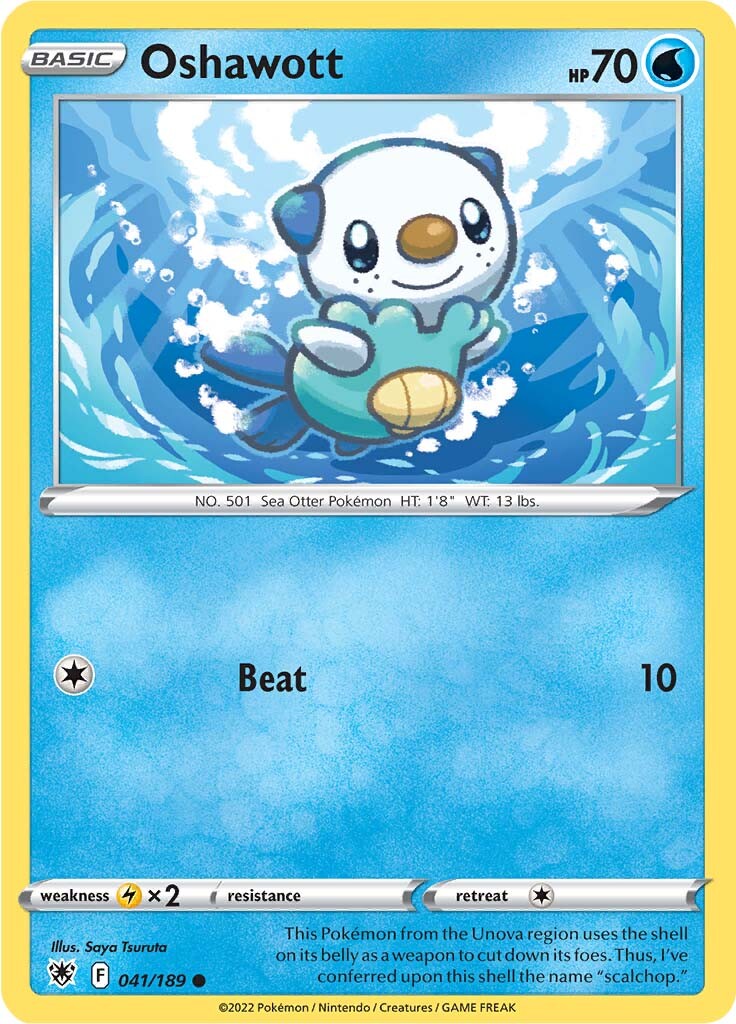 Oshawott (041/189) [Sword & Shield: Astral Radiance] | North Game Den