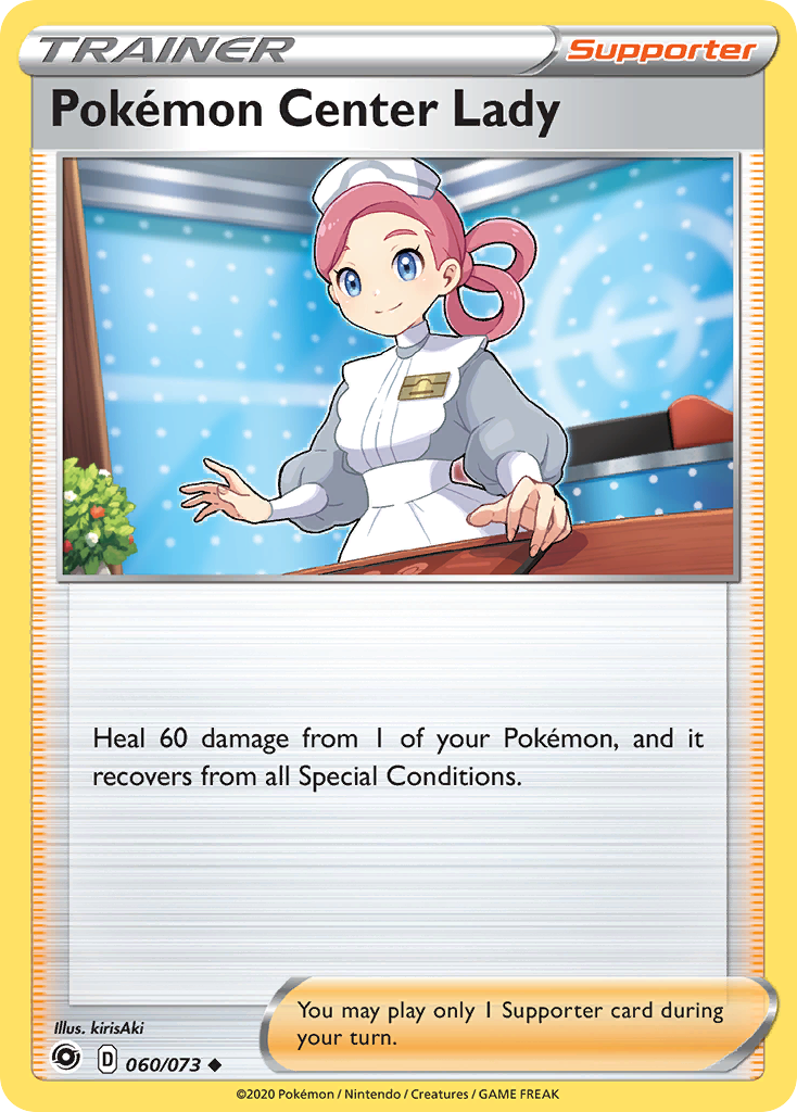 Pokemon Center Lady (060/073) [Sword & Shield: Champion's Path] | North Game Den