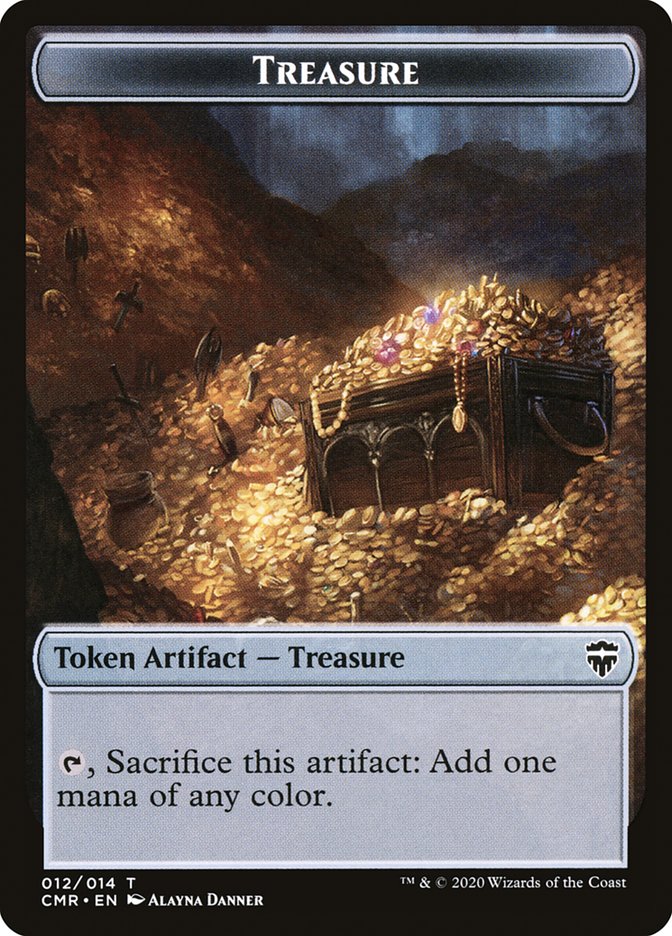 Treasure Token [Commander Legends Tokens] | North Game Den