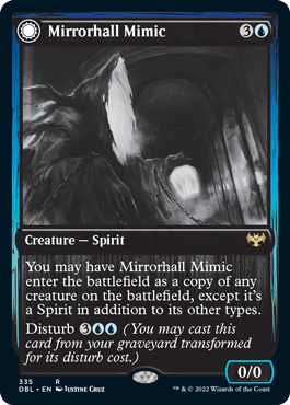 Mirrorhall Mimic // Ghastly Mimicry [Innistrad: Double Feature] | North Game Den