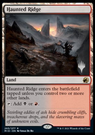 Haunted Ridge (Promo Pack) [Innistrad: Midnight Hunt Promos] | North Game Den