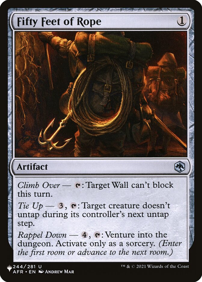 Fifty Feet of Rope [The List] | North Game Den