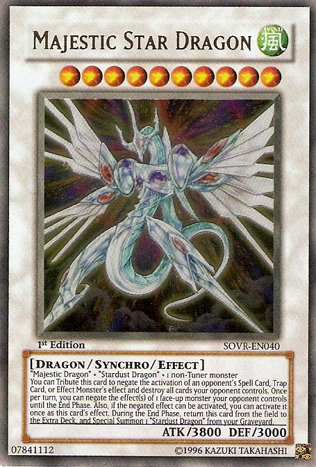 Majestic Star Dragon [SOVR-EN040] Ultra Rare | North Game Den