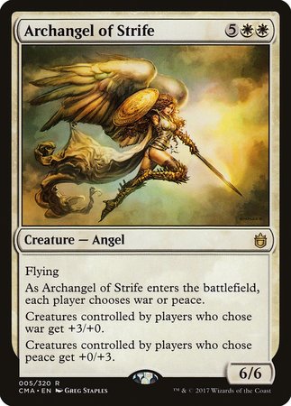 Archangel of Strife [Commander Anthology] | North Game Den