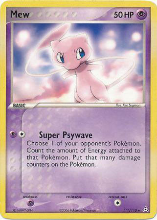 Mew (111/110) (Non Holo DVD Promo) [EX: Holon Phantoms] | North Game Den