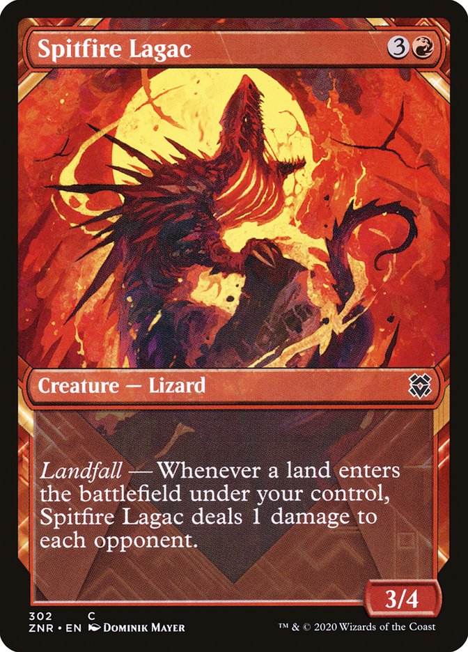 Spitfire Lagac (Showcase) [Zendikar Rising] | North Game Den