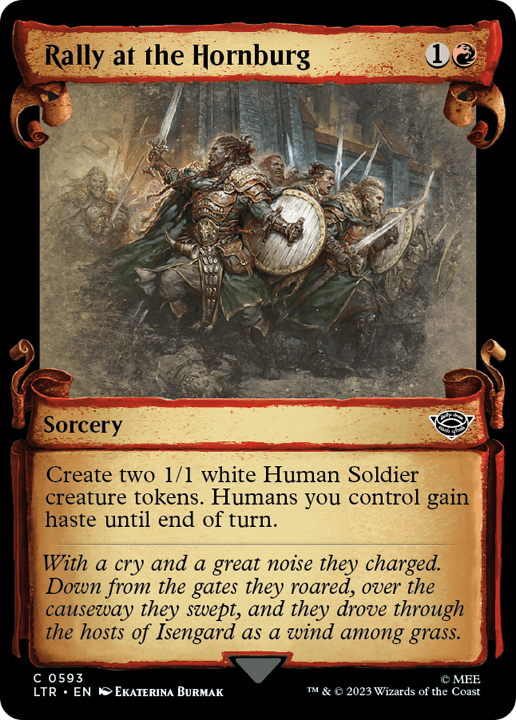 Rally at the Hornburg [The Lord of the Rings: Tales of Middle-Earth Showcase Scrolls] | North Game Den