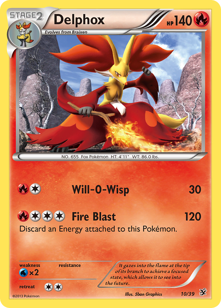 Delphox (10/39) [XY: Kalos Starter Set] | North Game Den