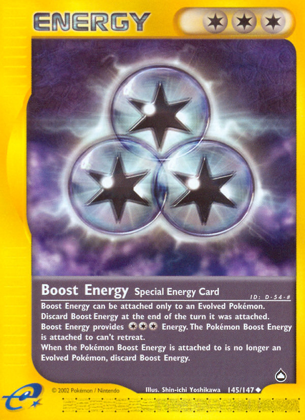 Boost Energy (145/147) [Aquapolis] | North Game Den