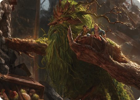 Treebeard, Gracious Host Art Card [The Lord of the Rings: Tales of Middle-earth Art Series] | North Game Den