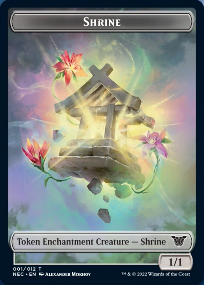 Shrine Token [Kamigawa: Neon Dynasty Commander Tokens] | North Game Den