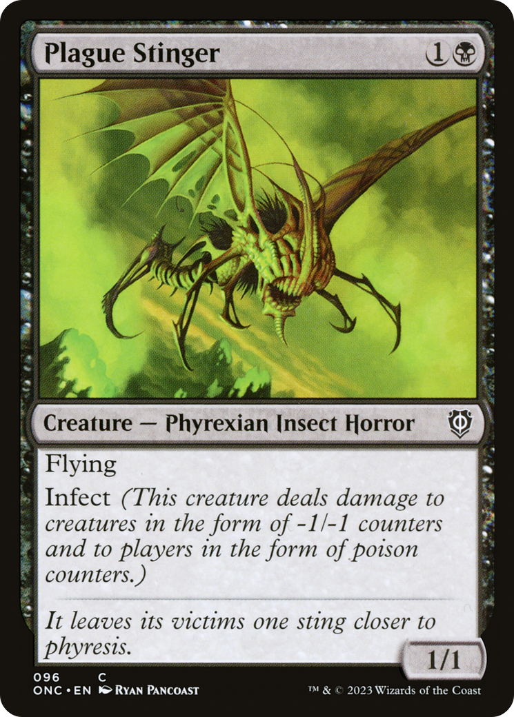 Plague Stinger [Phyrexia: All Will Be One Commander] | North Game Den